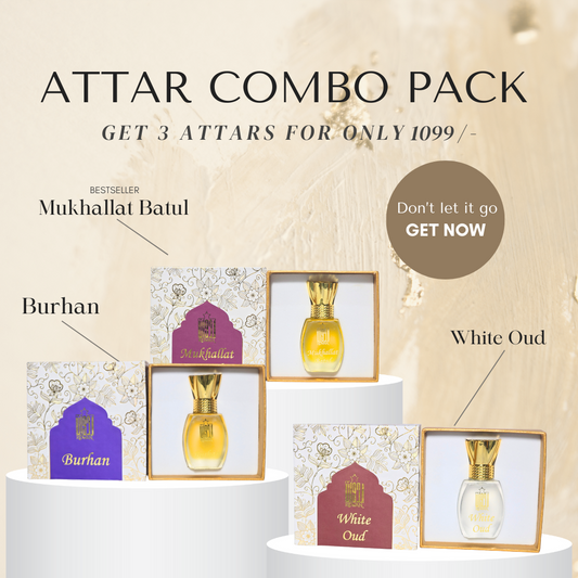 Luxury Attar Combo Set Of 3 - 12ML Each