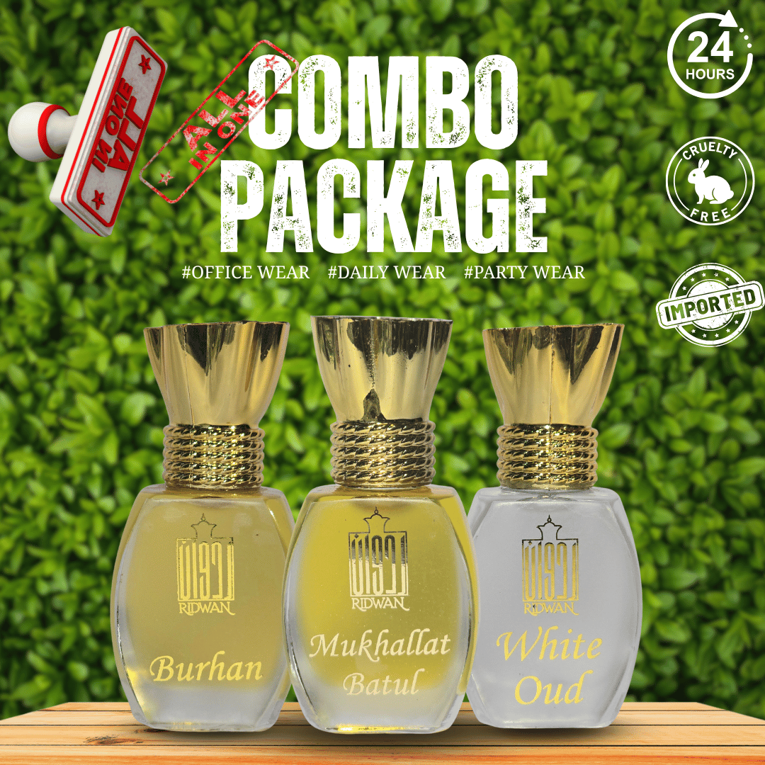 Luxury Attar Combo Set Of 3 - 12ML Each
