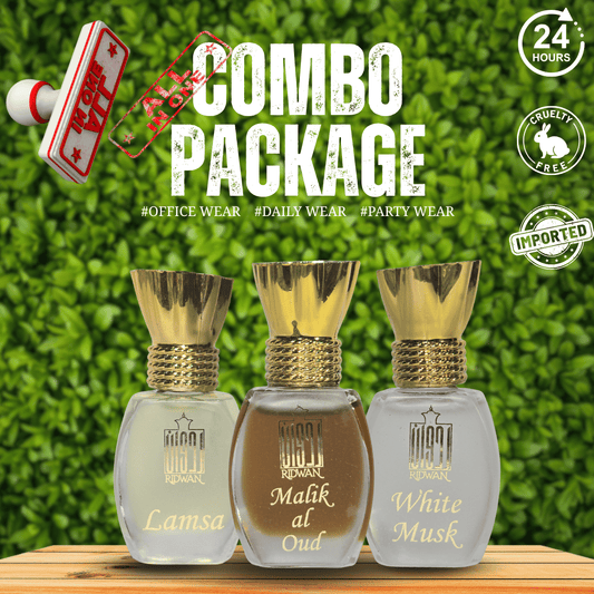 Luxury Attar Combo Set Of 3 - 12ML Each