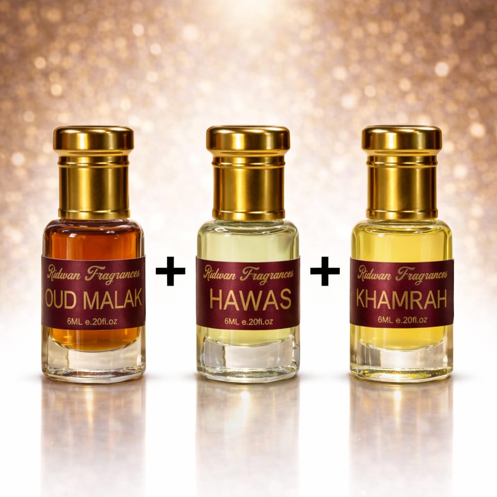 The Holy Trinity Attar Pack - 6ML Each