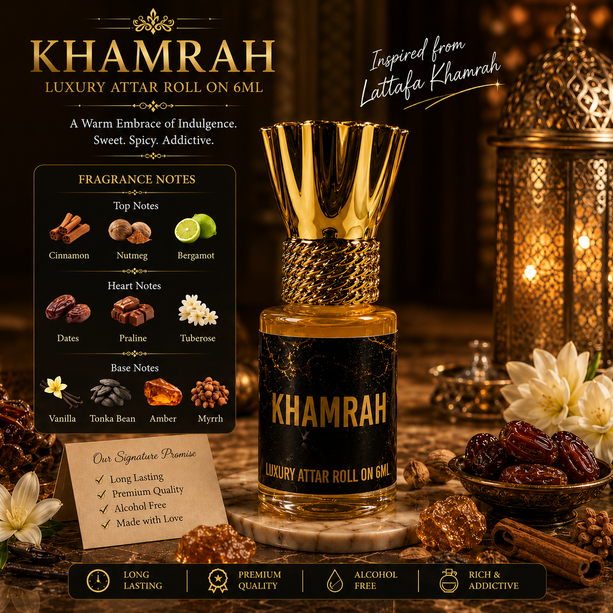 KHAMRAH - 6ML Attar Roll On