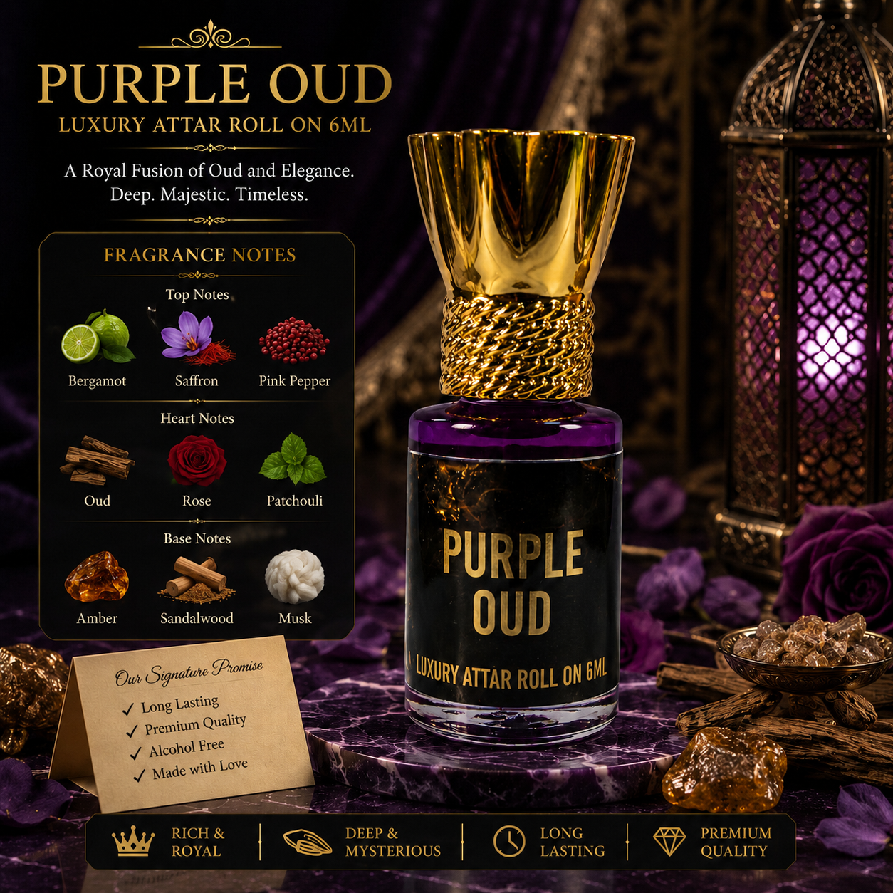 DELUXE COMBO - Pack Of 3 (6ML Attar Roll On)