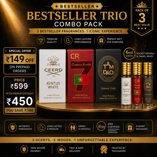Bestseller Trio RollOns Combo Pack - Pack Of 3
