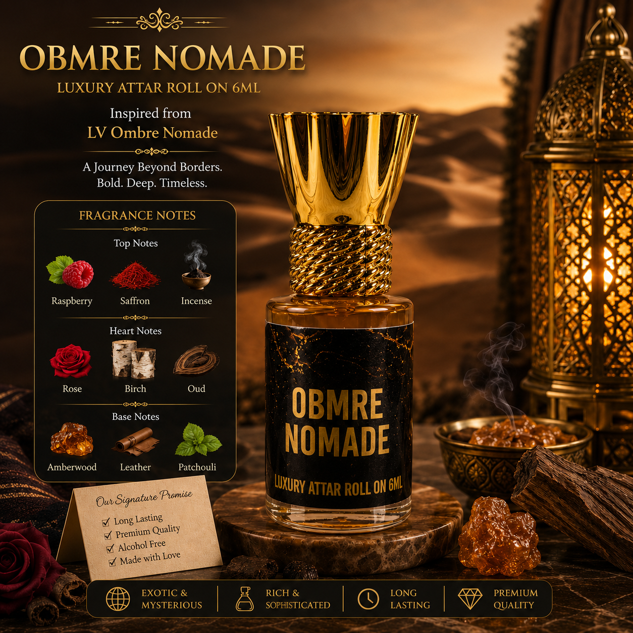 THE 365 COMBO - Pack Of 5 (6ML Attar Roll On)